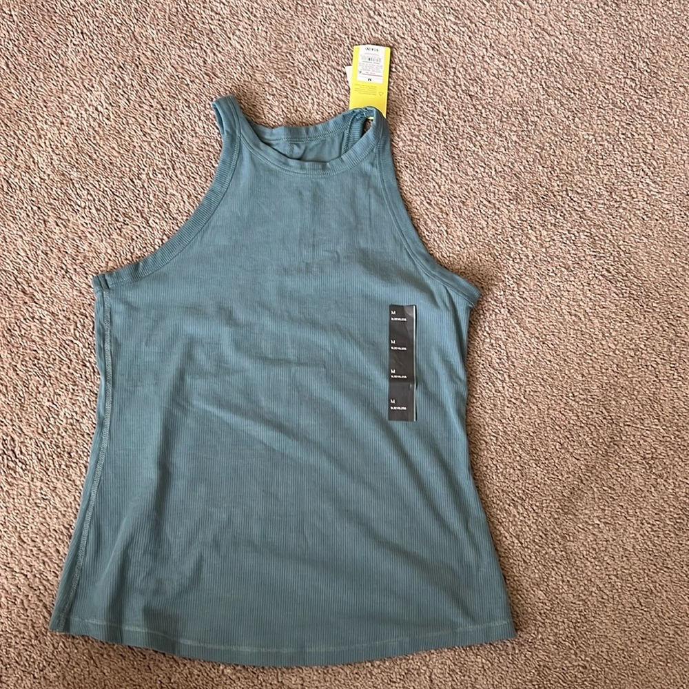 Green all in motion tank